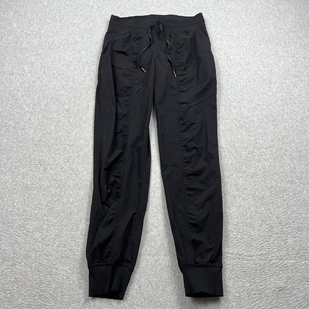 Lululemon Dance Studio Mid-Rise Jogger Women 6 Black Mid-Rise Relaxed Fit W5ENMS